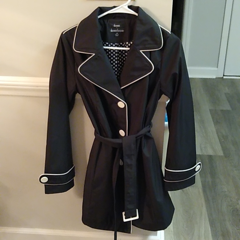 Dennis by Dennis Basso black Coat.